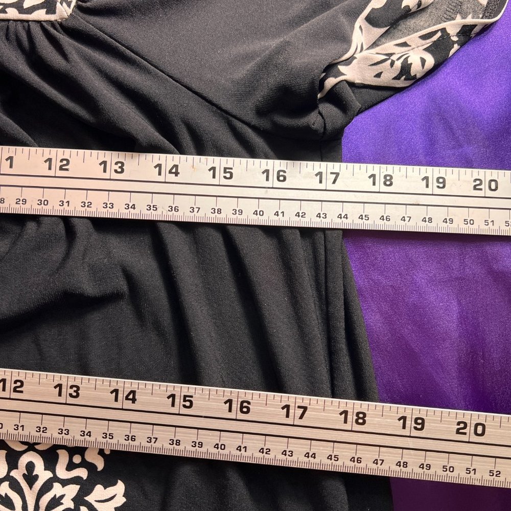📌London Times Square Neckline Short Sleeves Dress - Picture 11 of 14